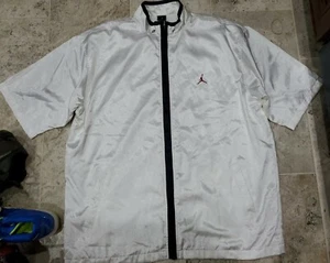 ULTRA RARE 1999 VINTAGE NIKE AIR JORDAN SATIN SHIMMER WARMUP JACKET MENS SIZE XL - Picture 1 of 8