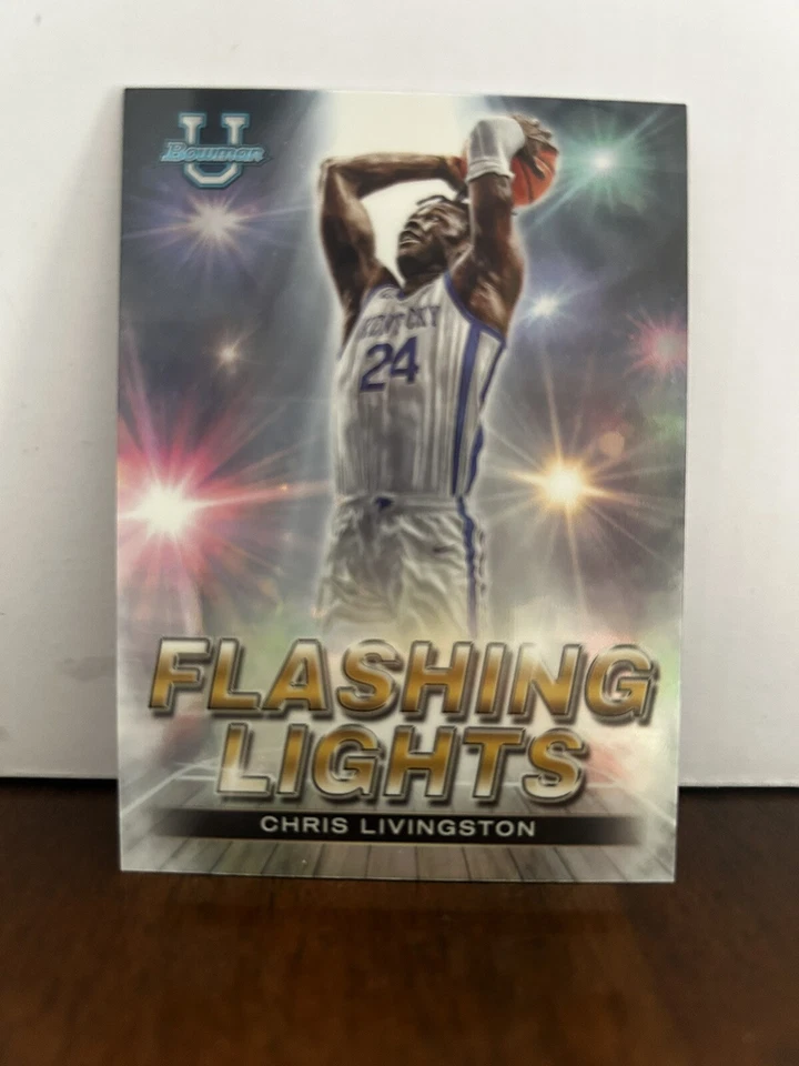 Chris Livingston 2022-23 Bowman University Best Flashing Lights #FL-4 - Image 1 of 1