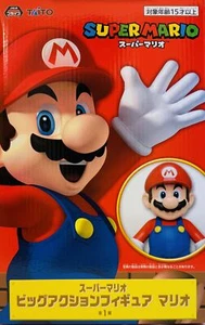 Super Mario Big Action Figure 12in Mario Plastic Toy TAITO 2025 Japan New - Picture 1 of 9