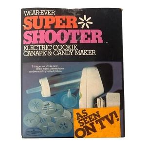 WearEver Super Shooter 70001 Electric Cookie Press – Vintage Sealed USA Made - Imagen 1 de 7