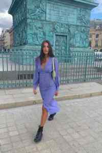 Vivienne Realisation Par ( but not Real Par) Lavender  Silk Dress Size AU10