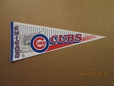 MLB Chicago Cubs Vintage 1994 Wrigley Field Team Logo Baseball Pennant #2