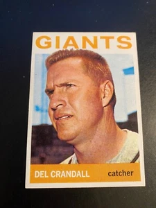 1964 TOPPS BASEBALL #169 DELL CRANDALL!! NICELY CENTERED!! $1 SHIPPING!! - Picture 1 of 2