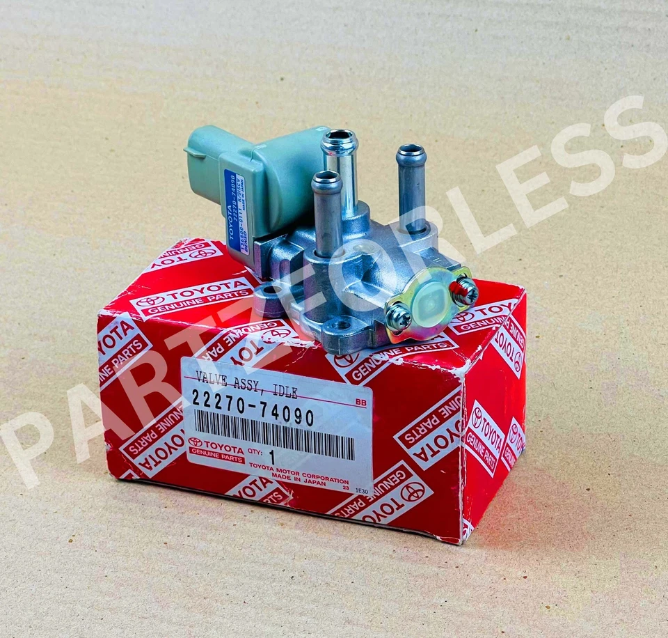 22270-74090 TOYOTA GENUINE VALVE ASSY, IDLE SPEED CONTROL(FOR THLOTTLE BODY) - Image 1 of 4