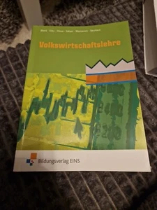 Volkswirtschaftslehre: für die Höhere Handelsschule... | Buch | Zustand sehr gut - Bild 1 von 2