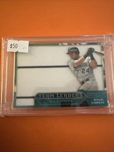 2024 Jersey Fusion Miguel Cabrera Game Worn Jersey Swatch, limited edition 9/50 - Picture 1 of 2