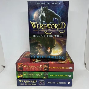 Wereworld Books 1-4 Curtis Jobling Paperback Rise of the Wolf Rage of Lions - Foto 1 di 7