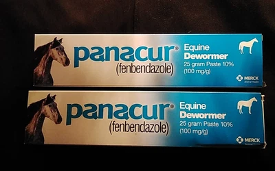 Pasta desparasitante equina para caballos Panacur Ferbendazol Plus ayuda Foto 1 de 4
