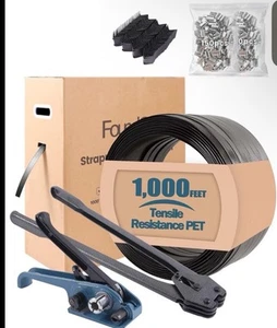 Found Go PET Banding Strapping Kit for Heavy Duty Durable Pallet Packing 1500 L - Picture 1 of 6