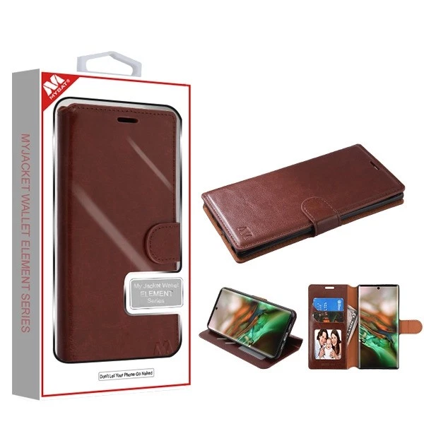 MyJacket Brown Leather Flip Wallet Case for Galaxy Note 10 (6.3") - Image 1 of 1
