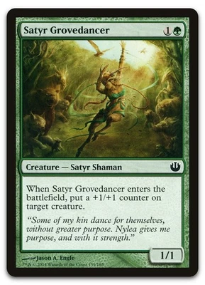 Satyr Grovedancer #139 (NM) Journey Into Nyx JOU Magic MTG - Image 1 of 2