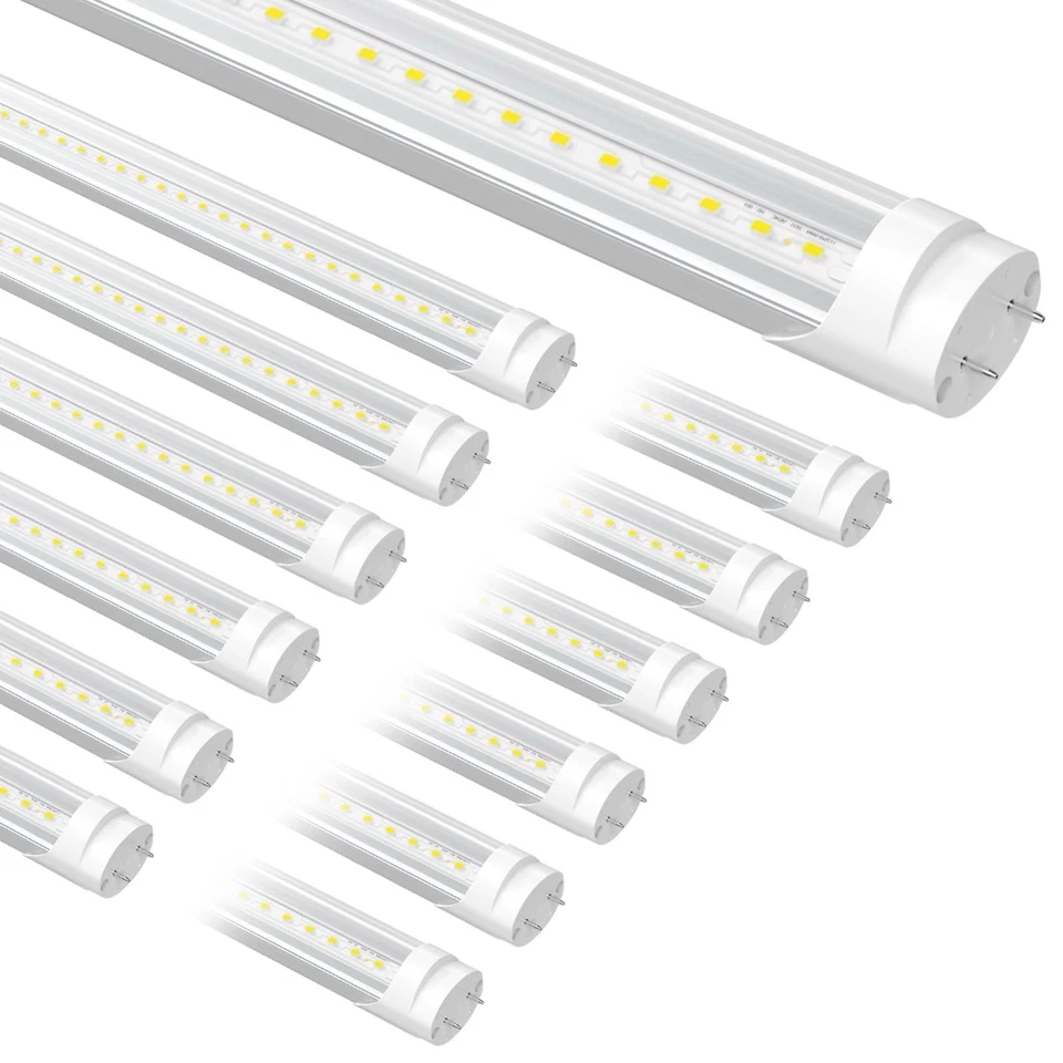 Fluorescent Light Bulbs Replacement 4FT T8 LED Bulbs Type AB 24W(65W Equivalent) - Image 1 of 4