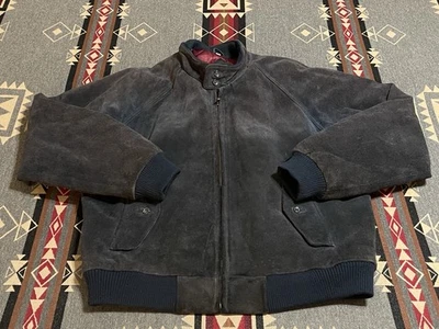 Gulf Coast Outfitters Maison Blanche Suede Jacket M Gray Vintage T41 - Image 1 of 4