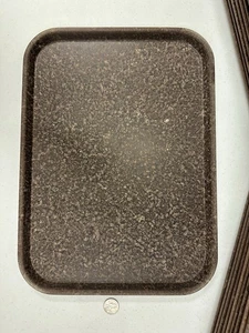 1962 Vintage Silit Melamin Braun Serviertablett Chicago, IL 16,125” x 11,75” - Bild 1 von 7