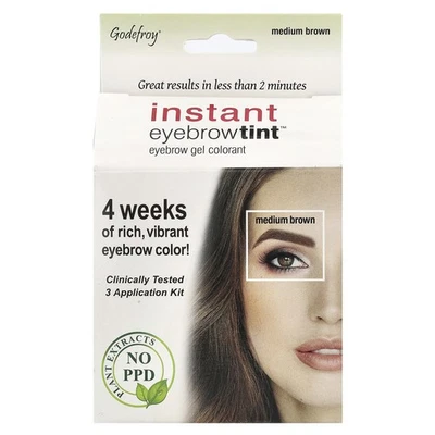 Instant Eyebrow Tint™, Medium Brown, 3 Application Kit - Image 1 of 3