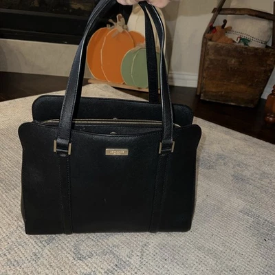 Kate Spade Newbury Lane Miles Black Saffiano Leather Bag - Image 1 of 4