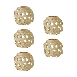 Set of 5 Handwoven Lampshade Retro Style for Bedroom Teahouse Hotel Cafe Bar - Picture 1 of 26