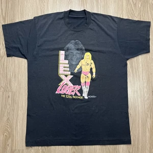 Camisa De Colección Años 80 Lex Luger 1987 El Paquete Total WCW Lucha Libre WWF WWE Rara XL - Imagen 1 de 3