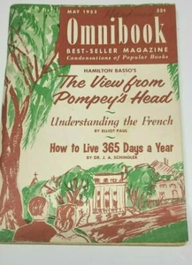 OMNIBOOK May 1955 The View from Pompey's Head, Understanding the French Magazine - Imagen 1 de 5