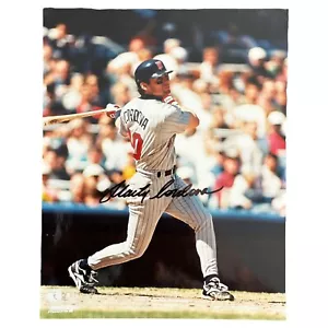 Vtg PhotoFile MARTY CORDOVA Signed 8x10 Photo Minnesota Twins Autograph Batting - Picture 1 of 3