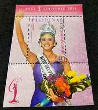 *FREE SHIP Philippines Miss Universe 2015 2016 Women (ms) MNH *glitter *unusual