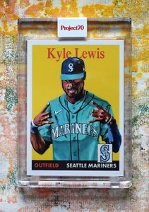 Topps Project 70 Card 87 - 1958 Kyle Lewis by Jacob Rochester - RC SP Mariners - Picture 1 of 2