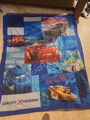 Manta reversible para niños pequeños 80x62 Disney CARS Lightning McQueen Racing Team Foto 1 de 2