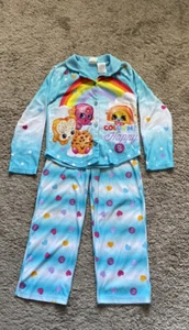 Shopkins 2 piece pajamas set size 6/6x girls  - Picture 1 of 16