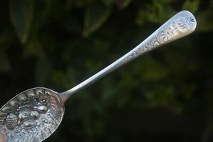 Antique 1912 Spoon Fruit Serving Spoon 15.5cm Jam Dessert Silver Plate Berry - Picture 1 of 15