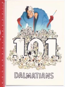 LA CARICA DEI 101 90s Walt Disney italy postcard - cartolina CRUDELIA A020 - Imagen 1 de 1