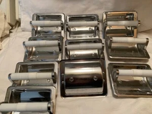 WHOLESALE LOT OF 10 RECESSED TOILET PAPER HOLDER - CHROME FINISH/ NEW (OPEN BOX) - Picture 1 of 5