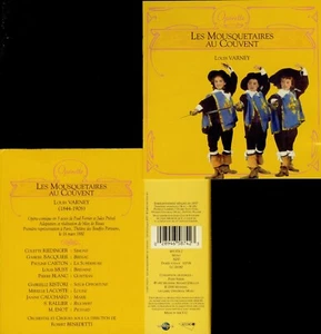 LES MOUSQUETAIRES AU COUVENT - RIEDINGER BACQUIER, BENEDETTI / 2 CD DIGIPACK - Imagen 1 de 1