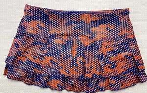 Lucky in Love Tennis Skort  Xl 16 skirt Blue orange florida gators layered - Picture 1 of 7
