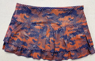 Lucky in Love Tennis Skort XL 16 Falda Azul Naranja Florida Gators En Capas Foto 1 de 4