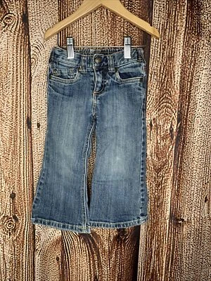 Pantalones de mezclilla azules para niñas pequeñas Roxy Teenie Wahine talla 2T Foto 1 de 4