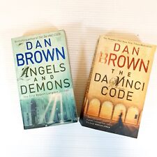 2 x Dan Brown paperback Books:Angels & Demons and Da Vinci Code