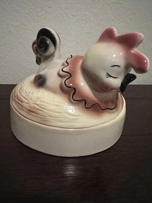 Bote de gallina Henny Deforest of California RARO Foto 1 de 4