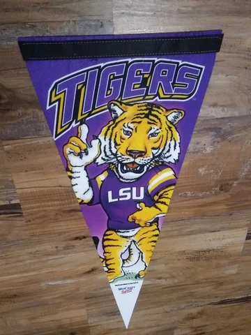 Louisiana State University LSU Tigers Pennant Flag Premium Flexible 12"x30" Cover