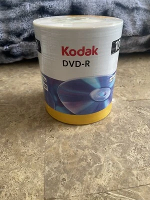 Kodak 16x 4.7GB 120-Minute DVD-R Media 100-Piece Pack - Spindle/Cake Box NEW - Image 1 of 4
