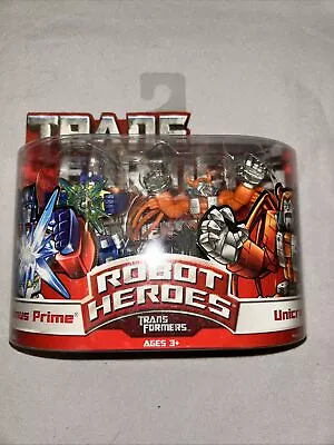Hasbro Transformers Robot Heroes: Optimus Prime & Unicron Action Figure - Image 1 of 2