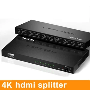 4K 1 IN 8 OUT 1x8 HDMI Splitter 1080P Video Converter for PS4 DVD XBOX PC To TV - Picture 1 of 12