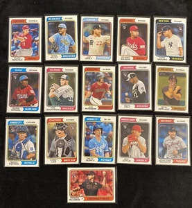 2023 Topps Heritage HIGH NUMBER SPs Lot Of 16 #701-#725 Short Print No Dups - Picture 1 of 7