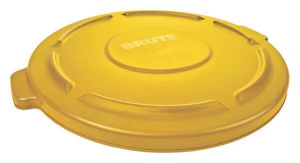 Rubbermaid Commercial Rcp2631yel Yellow Round Brute Lid for 32 Gallon