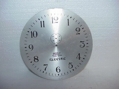 New Old Stock ??? 8 Inch Poole Electric Clock Dial parts repair D - Image 1 of 4