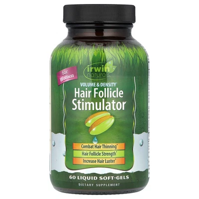 Hair Follicle Stimulator, For Women, 60 Liquid Soft-gels - Image 1 of 2