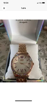 Reloj para mujer Juicy By Juicy Couture cuarzo piedras rosas acero oro rosa Foto 1 de 3