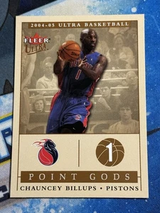 Fleer Ultra Point Gods #4 Chauncey Billups 2004-05 - Imagen 1 de 2