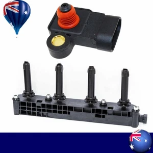 Set Of MAP SENSOR & IGNITION COIL For 2005 2006 2007 2008 2009 05-09 Holden Viva - Picture 1 of 11