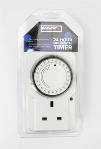 2 3 6 24 STUNDEN NETZSTECKER IN TIMER SCHALTER ZEITUHR STECKER UK PIN LICHTER - STATUS - Bild 1 von 4