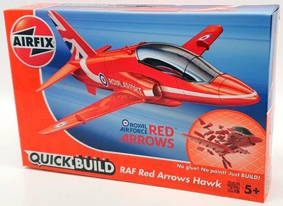 Airfix 22cm Long Quick Build Model Aircraft Kit J6018 - Red Arrows Hawk - Image 1 of 4